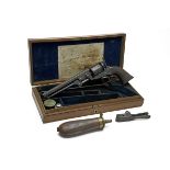 COLT, LONDON A CASED .36 PERCUSSION REVOLVER, MODEL 'COLT'S LONDON 1851 NAVY', serial no. 31708, for