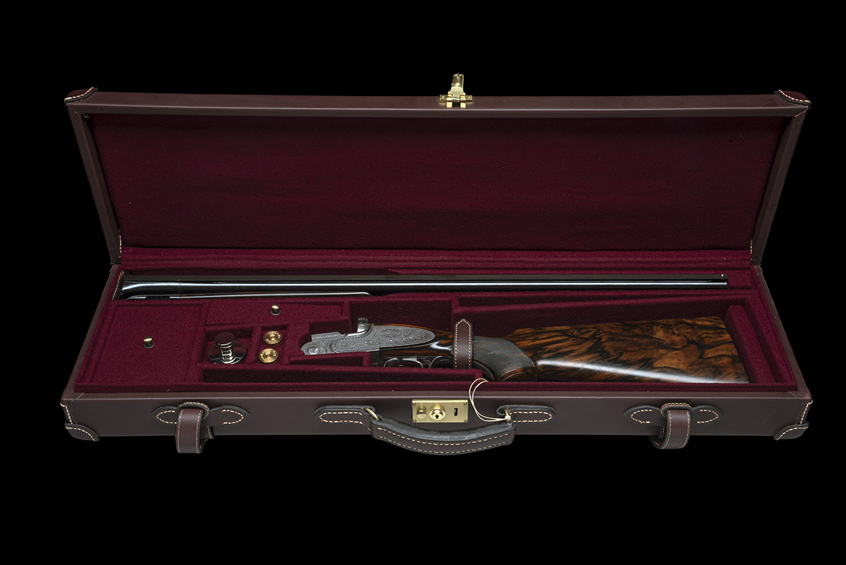 P. BERETTA A BETTAZZA-ENGRAVED 12-BORE 'MOD. SO6 EL' SINGLE-TRIGGER OVER AND UNDER SIDELOCK EJECTOR, - Image 9 of 9