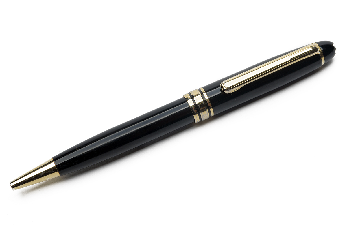 MONT BLANC, GERMANY A BOXED SILVER AND GILT-MOUNTED FOUNTAIN PEN, MODEL 'MEISTERSTUCK', serial no. - Image 5 of 5