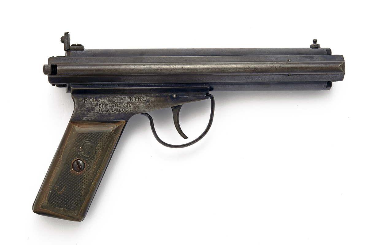 ACCLES & SHELVOKE, BIRMINGHAM A SCARCE .177 SIDE-LEVER CONCENTRIC PISTON AIR-PISTOL, MODEL 'THE - Image 2 of 4