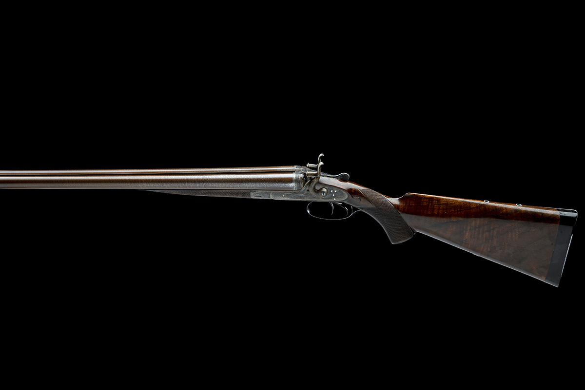 W. & C. SCOTT A 12-BORE 1865 PATENT TOPLEVER HAMMERGUN, serial no. 6495, circa 1875, 28in. nitro - Image 2 of 11