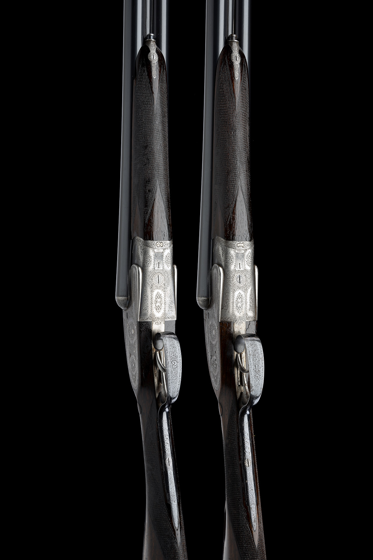 P. WEBLEY & SONS A COMPOSED PAIR OF 12-BORE SIDELOCK EJECTORS, serial no. 54657 / 54668, circa 1898, - Image 3 of 11