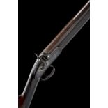 JACKSON, LONDON A 7-BORE PERCUSSION SINGLE-BARRELLED LIVE PIGEON GUN, no visible serial number,