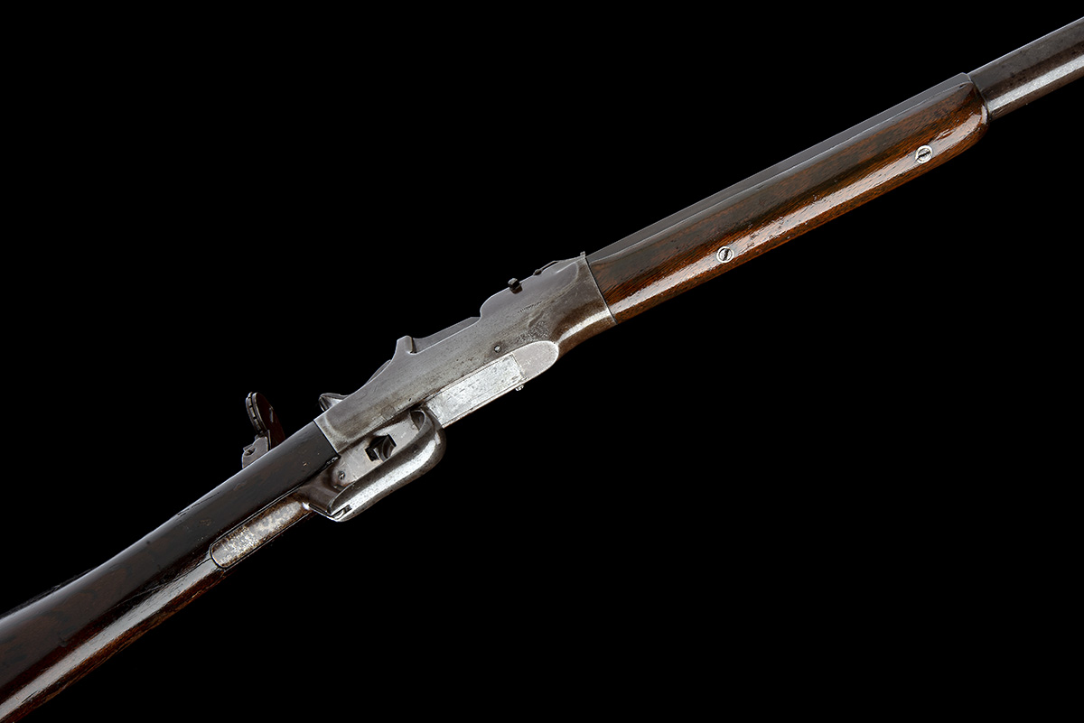 ALLEN & WHEELOCK, USA A .41 RIMFIRE SINGLE-SHOT FALLING-BLOCK SPORTING RIFLE, MODEL '1860 PATENT', - Image 3 of 8