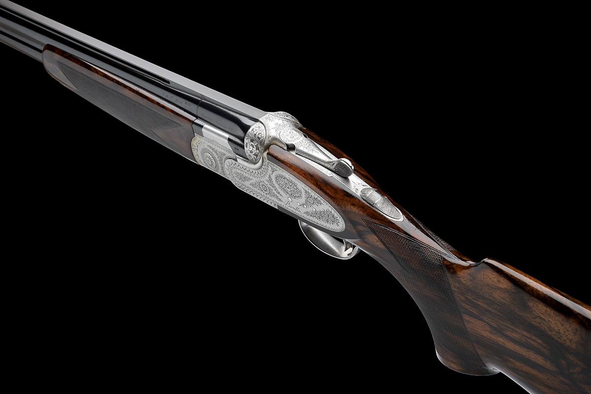 P. BERETTA A BETTAZZA-ENGRAVED 12-BORE 'MOD. SO6 EL' SINGLE-TRIGGER OVER AND UNDER SIDELOCK EJECTOR, - Image 8 of 9