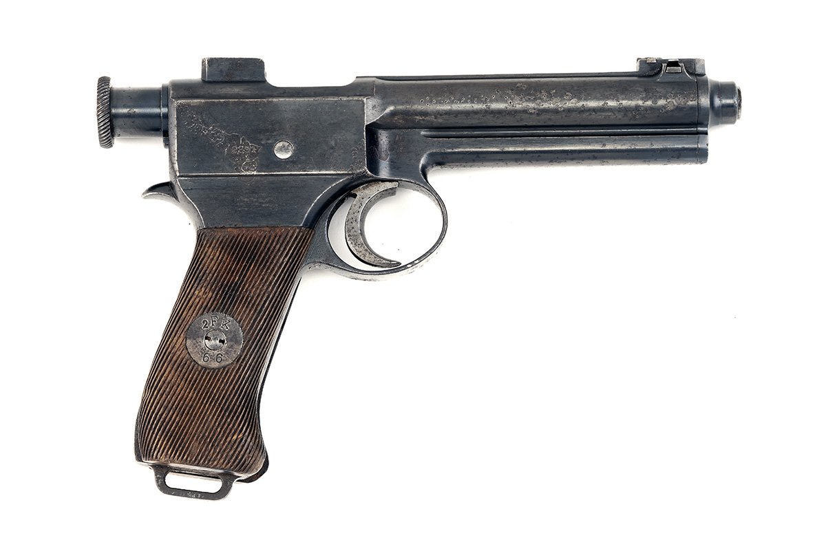 STEYR, AUSTRIA AN 8mm (ROTH-STEYR) SEMI-AUTOMATIC SERVICE-PISTOL, MODEL 'M1907', serial no. 28917, - Image 2 of 3