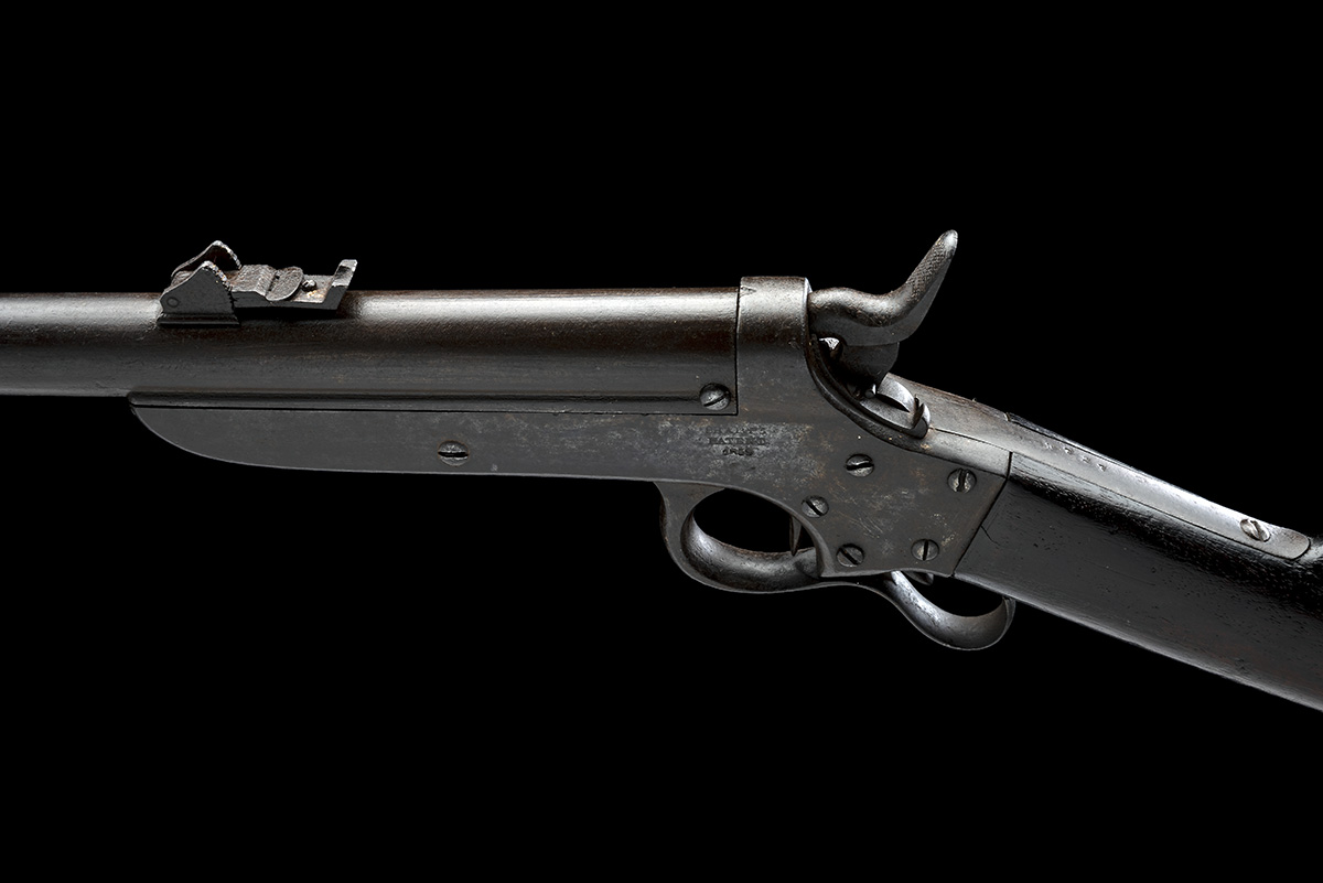 SHARPS & HANKINS, USA A .52 RIMFIRE MODEL 1862 U.S. NAVY CARBINE, serial no 9727, having a 24in. - Image 7 of 8