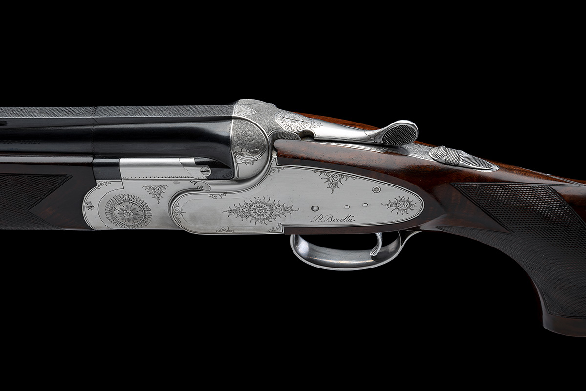 P. BERETTA A 12-BORE SINGLE-TRIGGER 'MOD. SO5 SPORTING' OVER AND UNDER SIDELOCK EJECTOR, serial - Image 4 of 8