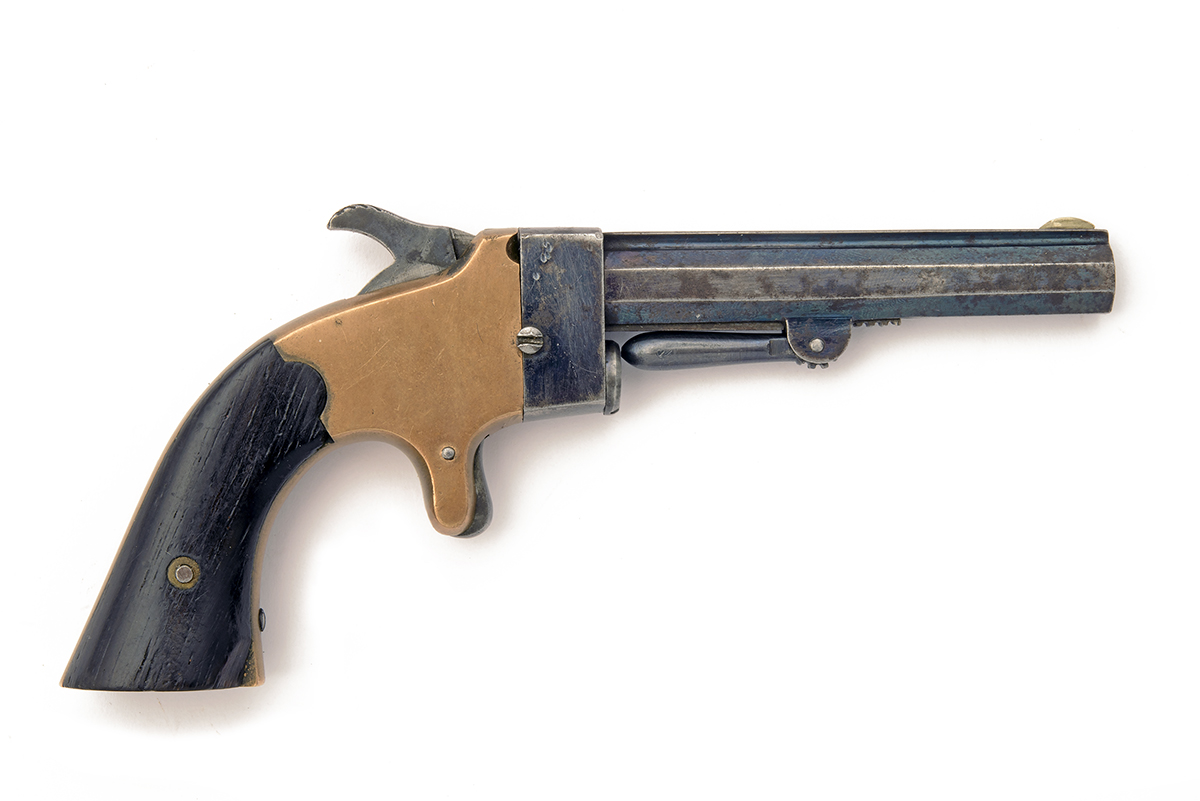 E.L. & J. DICKINSON, USA A SCARCE .32 RIMFIRE SINGLE-SHOT POCKET-PISTOL, MODEL 'DICKINSON