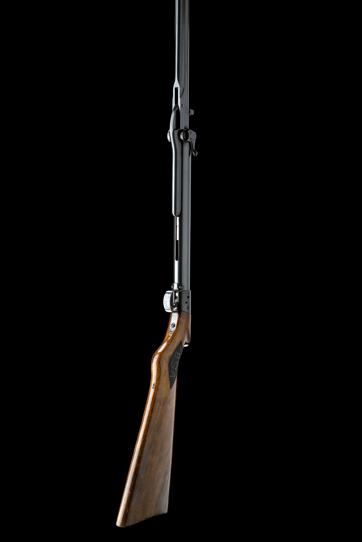 BSA, BIRMINGHAM A GOOD .22 UNDER-LEVER AIR-RIFLE, MODEL 'STANDARD', serial no. S37908, for 1928, - Image 8 of 9