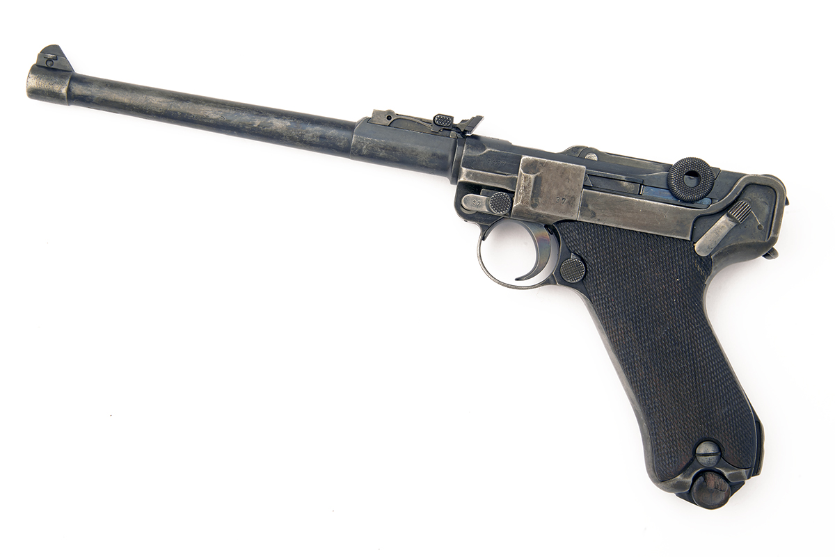 DWM, GERMANY A 9mm (PARA) SEMI-AUTOMATIC PISTOL, MODEL 'LUGER P08 LANGE or ARTILLERY', serial no.