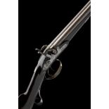 SCOTT, EDINBURGH A 20-BORE PERCUSSION DOUBLE-BARRELLED SPORTING-GUN, no visible serial number, circa