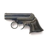 E. REMINGTON & SONS, USA A .32 RIMFIRE FOUR-BARRELLED DERRINGER PISTOL, MODEL 'REMINGTON-ELLIOT',