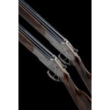 HOLLAND & HOLLAND A FINE PAIR OF SALT-ENGRAVED 20-BORE (3IN.) 'ROYAL DELUXE' DOUBLE-TRIGGER OVER AND