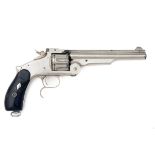 SMITH & WESSON, USA A .44 (RUSSIAN) SINGLE-ACTION REVOLVER, MODEL 'OLD MODEL RUSSIAN', serial no.