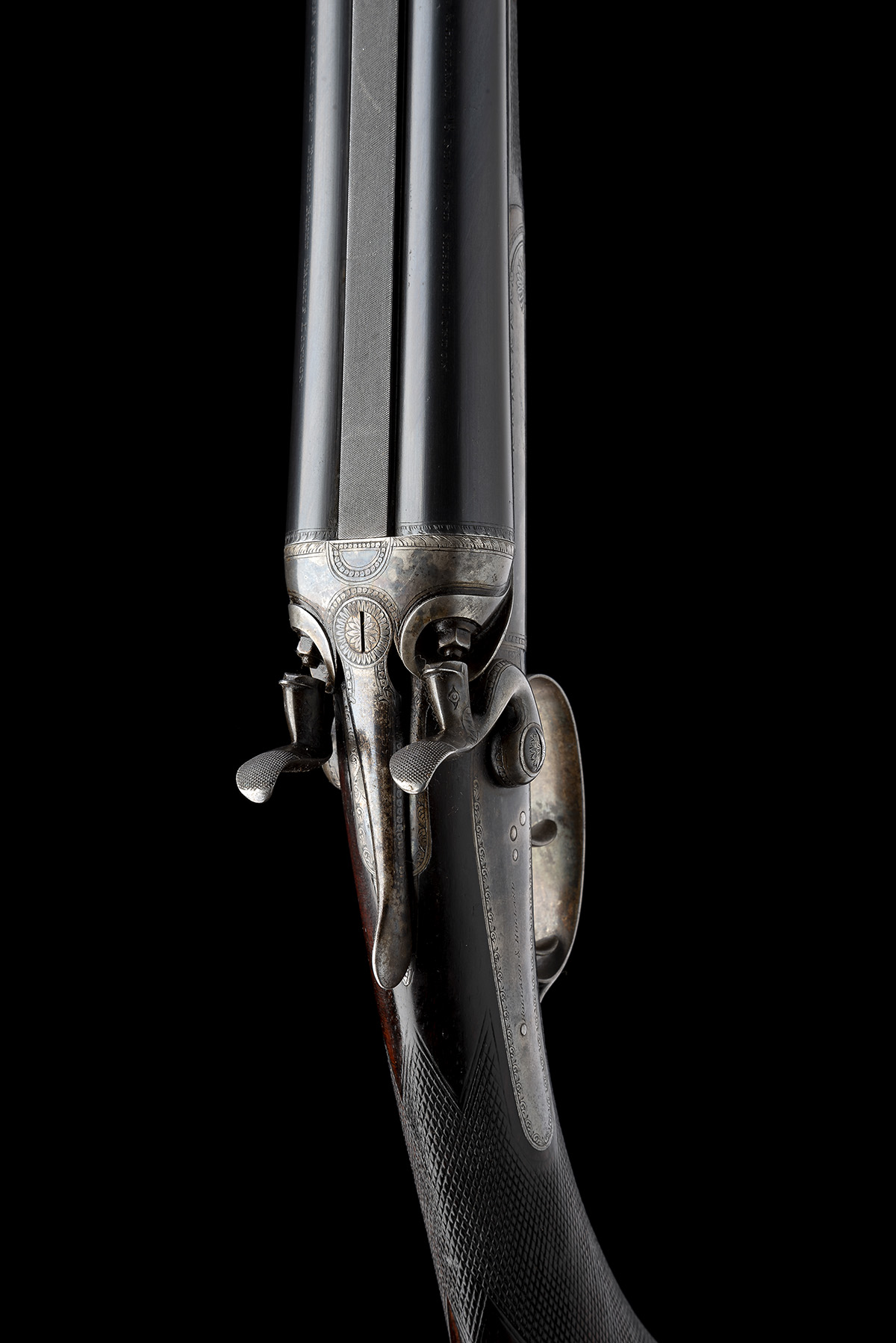 HOLLAND & HOLLAND A .360 (NO.5 ROOK) DOUBLE-BARRELLED TOPLEVER HAMMER ROOK AND RABBIT RIFLE, - Image 6 of 8