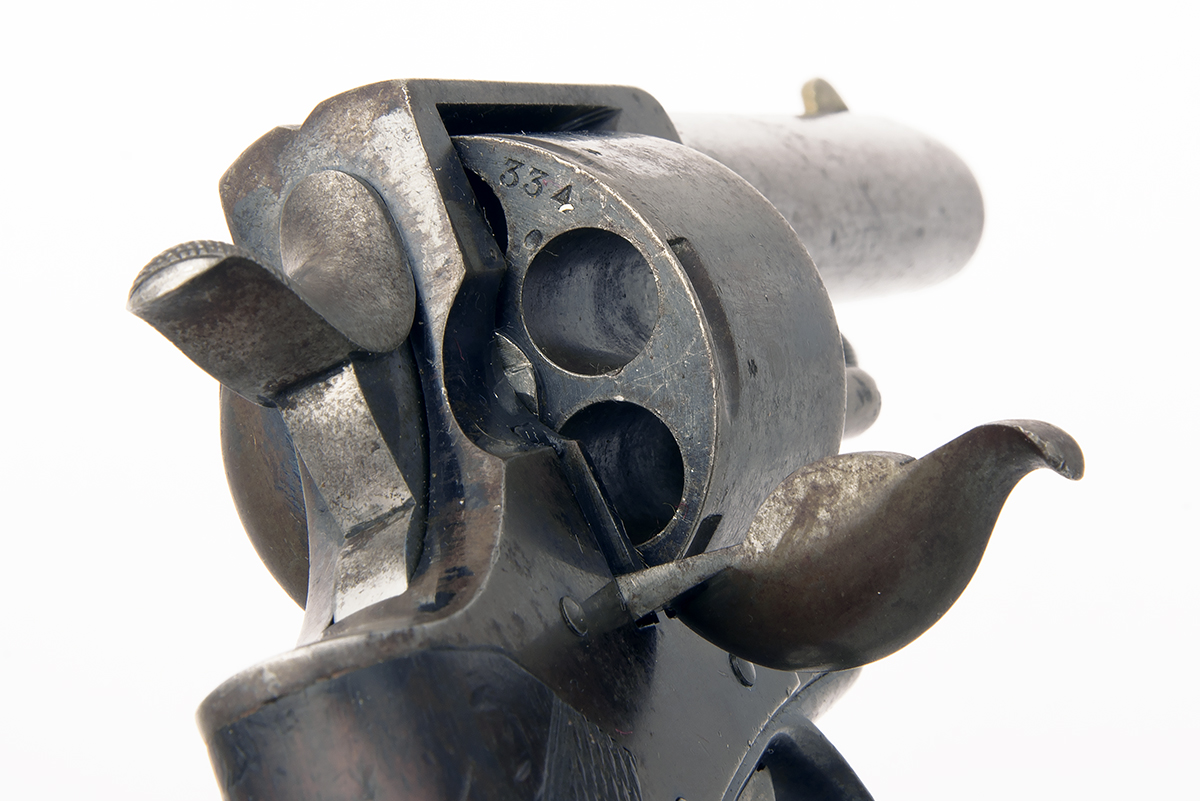 P. WEBLEY & SON, BIRMINGHAM A .442 SIX-SHOT REVOLVER, MODEL 'WEBLEY'S R.I.C. No.1', serial no. - Image 4 of 4