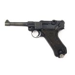 MAUSER, GERMANY A 9mm (PARA) SEMI-AUTOMATIC PISTOL, MODEL 'LUGER P08', serial no. 7621, dated for