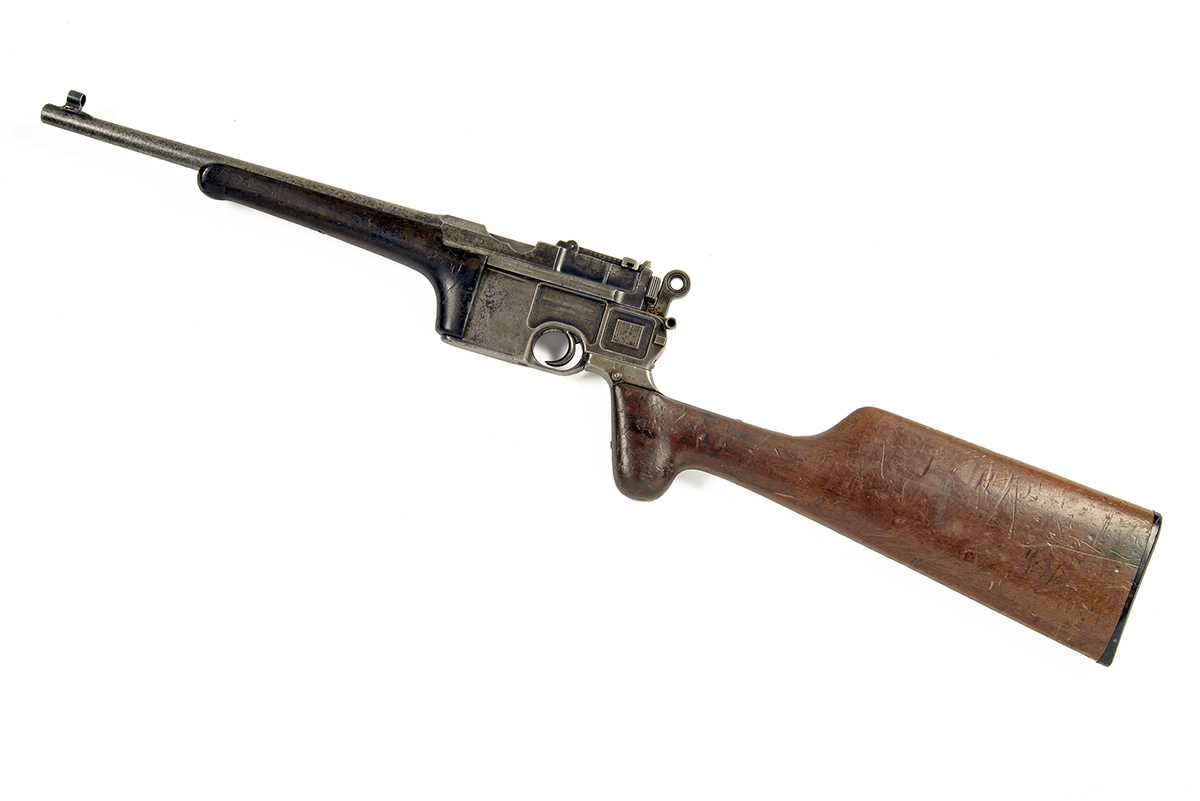 MAUSER FOR WESTLEY RICHARDS AN EXTREMELY RARE 7.63mm (MAUSER) SEMI-AUTOMATIC CARBINE, MODEL 'LARGE - Image 2 of 4