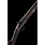 J.W. EDGE & C. BOSWELL, LONDON AN 8-BORE PERCUSSION SINGLE-BARRELLED SHOTGUN, serial no. 1077,