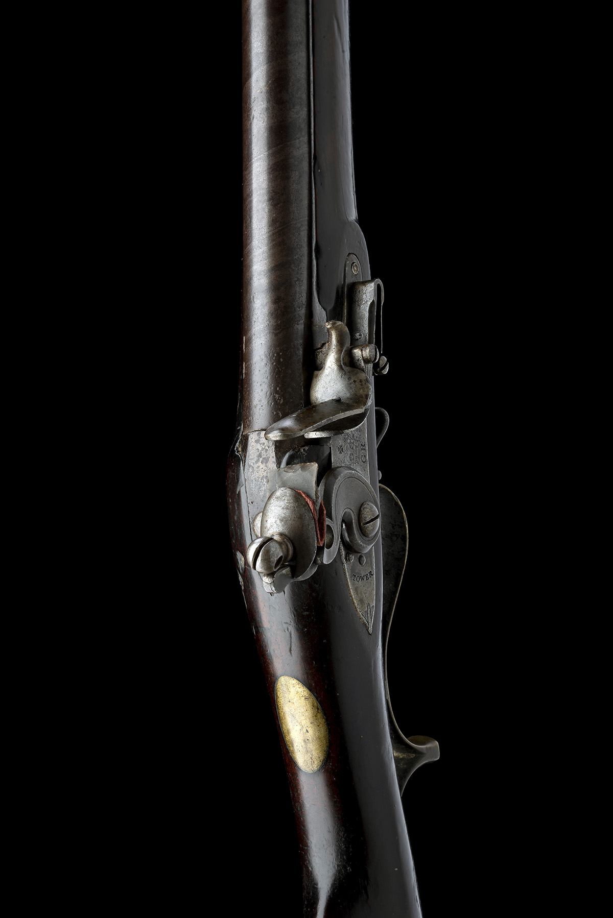 A GOOD .625 BAKER PATTERN 1805 FLINTLOCK SERVICE RIFLE MARKED TO THE 1ST BATTALION 95TH (RIFLE ) - Image 6 of 9