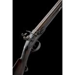 HUDDLESTON, MONEYREAGH A 16-BORE FLINTLOCK DOUBLE-BARRELLED SPORTING GUN, registration no. A-