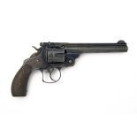 SMITH & WESSON, USA A .44 (RUSSIAN) SIX-SHOT REVOLVER, MODEL 'DOUBLE-ACTION FIRST MODEL', serial no.