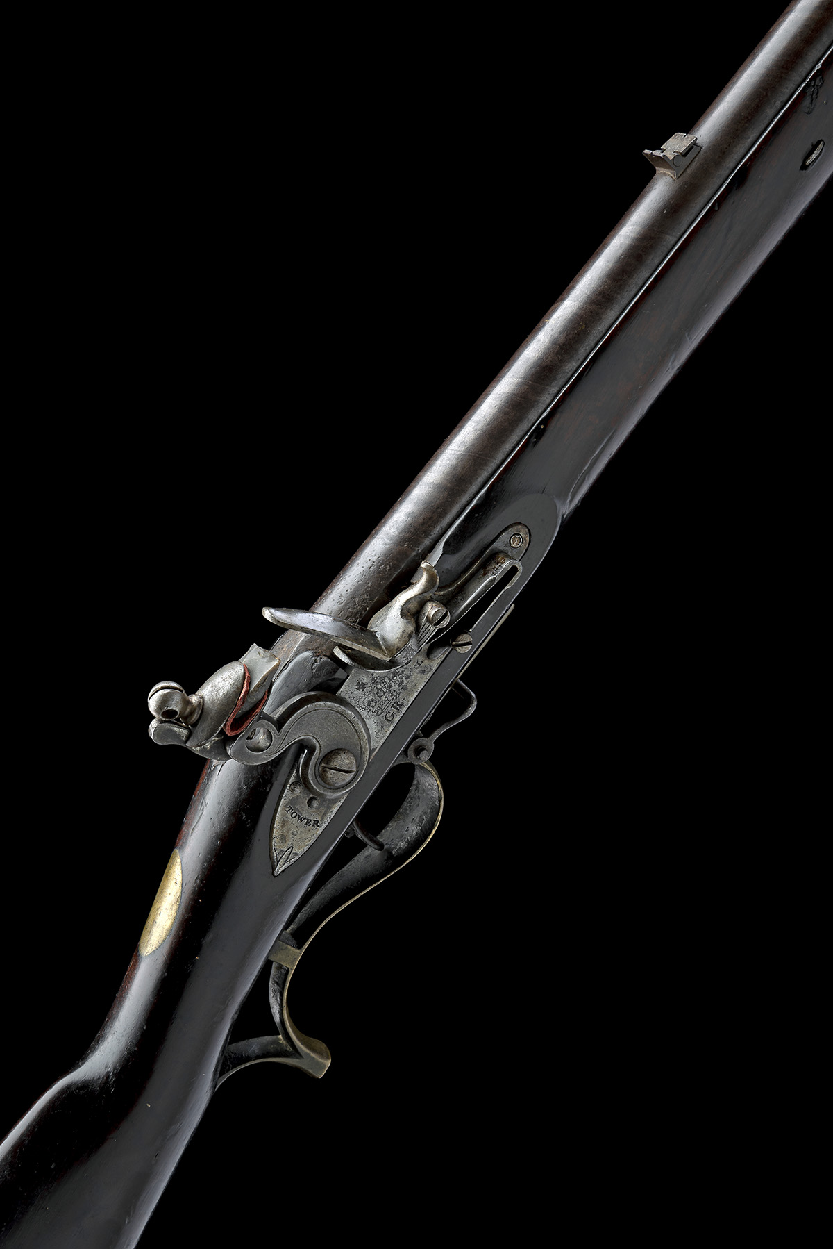 A GOOD .625 BAKER PATTERN 1805 FLINTLOCK SERVICE RIFLE MARKED TO THE 1ST BATTALION 95TH (RIFLE )