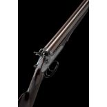 WESTLEY RICHARDS A 12-BORE 1871 PATENT BAR-IN-WOOD SINGLE-BITE SNAP-ACTION TOPLEVER HAMMERGUN,