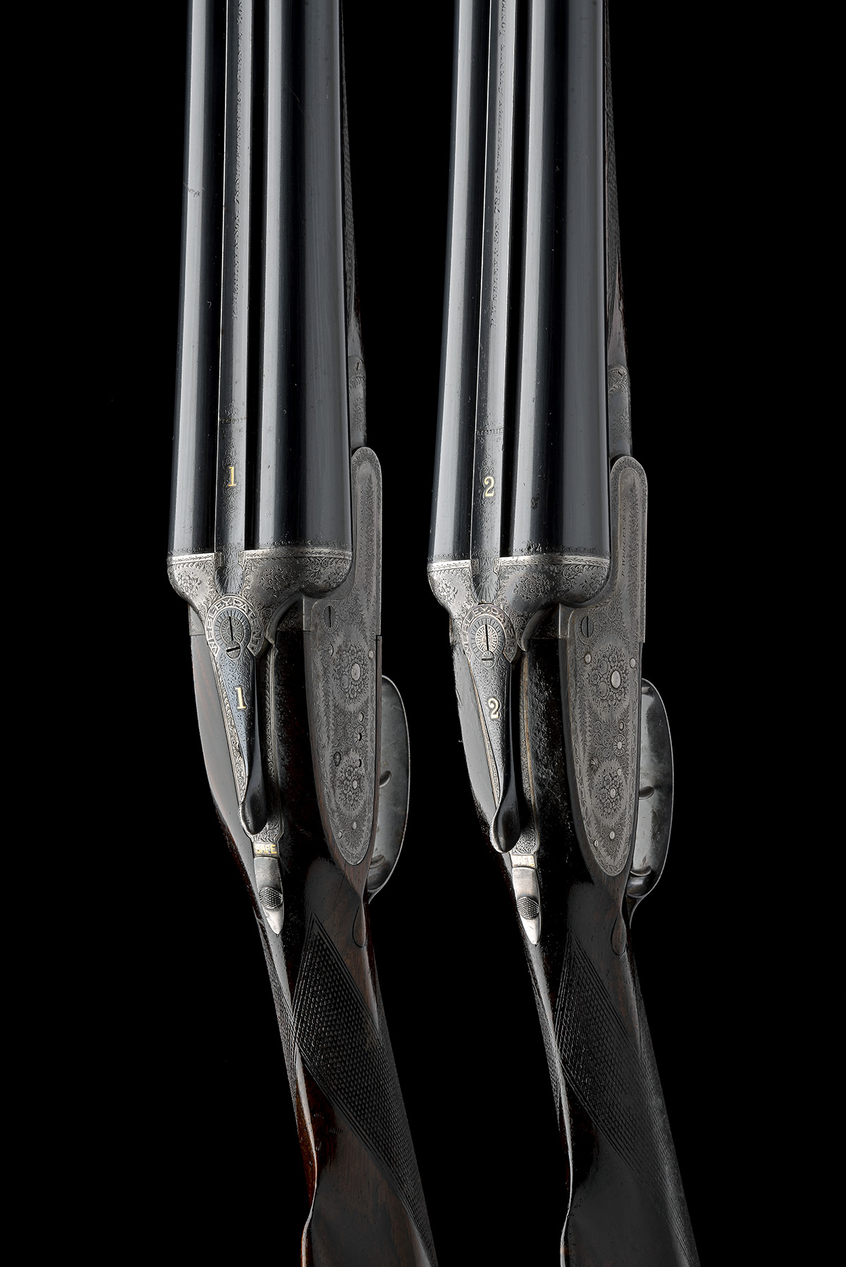 P. WEBLEY & SONS A COMPOSED PAIR OF 12-BORE SIDELOCK EJECTORS, serial no. 54657 / 54668, circa 1898, - Image 6 of 11