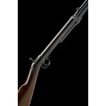 A PRE-WWI .177 IMPROVED MODEL 'D' AIR-RIFLE WITH APERTURE SIGHT AND STRAIGHT HAND STOCK BY BSA,