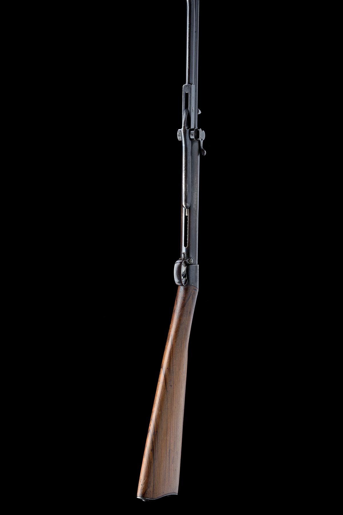 A PRE-WWI .177 IMPROVED MODEL 'D' AIR-RIFLE WITH APERTURE SIGHT AND STRAIGHT HAND STOCK BY BSA, - Image 6 of 8