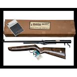 WEBLEY & SCOTT, BIRMINGHAM A SCARCE BOXED NEW OLD STOCK .22 'MODEL MK3' UNDER-LEVER AIR-RIFLE,