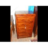 A 19th century French dressing chest with pull up