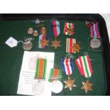 Assorted Second World War medals including six sta