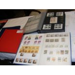 A selection of albums of collectable stamps, mainl