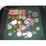 A five medal Second World War group including thre