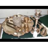 A selection of silver and silver plated ware