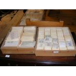 Two trays of collectable stamps - New Zealand and