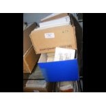 Two boxes of collectable stamps - GB