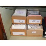 Four boxes of collectable stamps - South East Asia