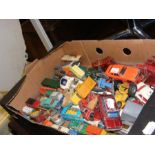 A collection of model die cast vehicles - Dinky, C