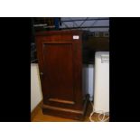 A mahogany pot cupboard