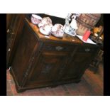 An antique sideboard - 134cm wide