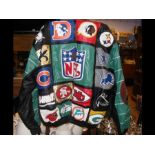 An American NFL National Football League leather j