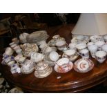 Various early 19th century tea ware and other cera