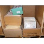 Three boxes of collectable stamps - East Africa, t