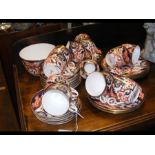 A Royal Crown Derby Imari pattern teaset