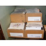 Four boxes of collectable stamps - Africa