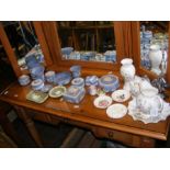 A suite of Wedgwood Jasperware and other collectables etc
